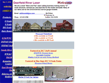 Tablet Screenshot of deerfieldriverlaser.com